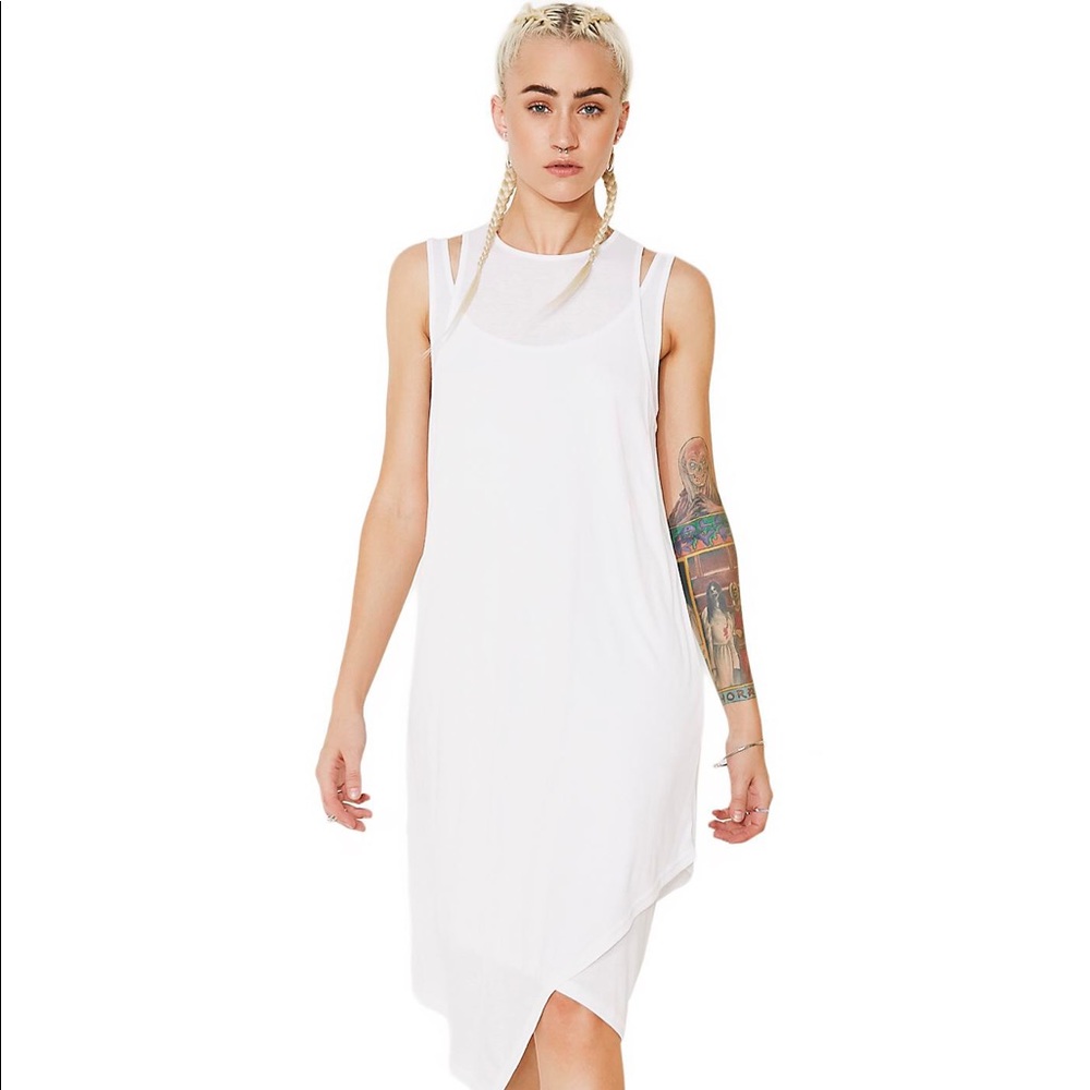 Cheap Monday White Asymmetrical Dress